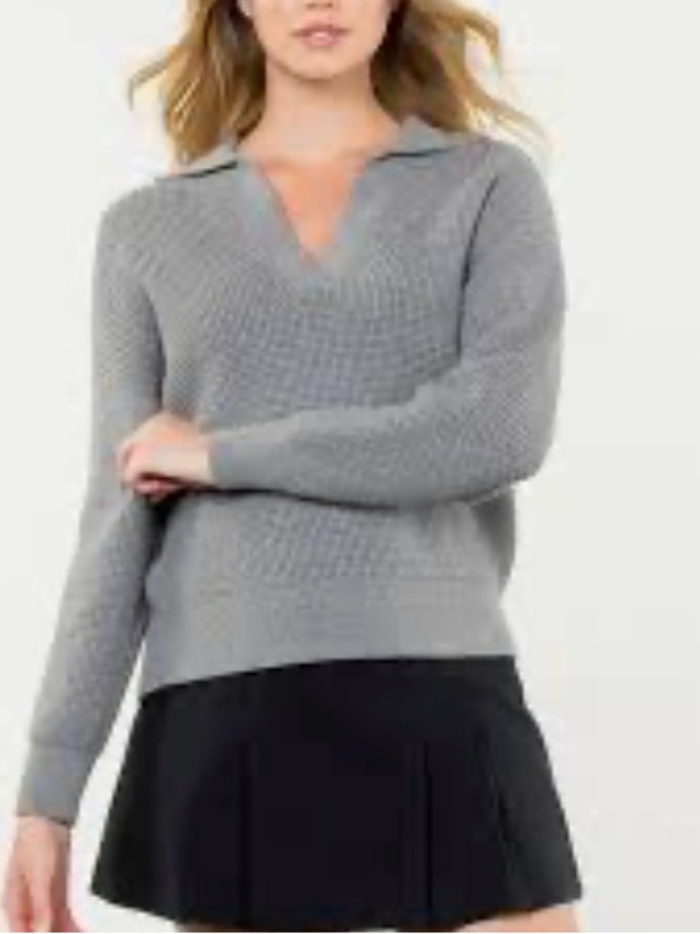 THML WAFFLE SWEATER